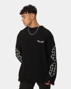 Champions Style 29 404 Destroyer Knit Sweater Black