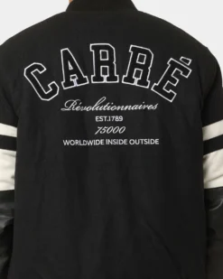 Carré Leo Varsity Jacket Black -Champions Style 02041924 YB001 mens 0050