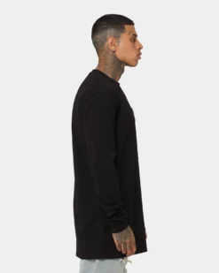 Saint Morta Meteor Long Sleeve T-Shirt Black -Champions Style 02042261 YB001 mens 0050