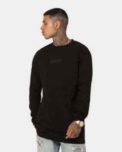 Saint Morta Meteor Long Sleeve T-Shirt Black -Champions Style 02042261 YB001 mens 0060