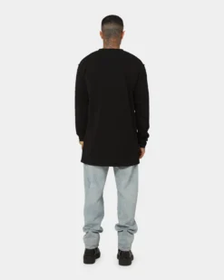 Saint Morta Meteor Long Sleeve T-Shirt Black -Champions Style 02042261 YB001 mens 0080