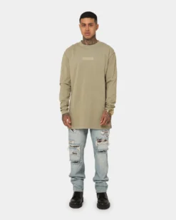 Saint Morta Meteor Long Sleeve T-Shirt Vintage Khaki 16 Saint Morta Meteor Long Sleeve T-Shirt Vintage Khaki -Champions Style 02042261 YV064 mens 0080