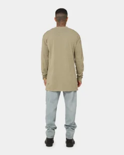 Saint Morta Meteor Long Sleeve T-Shirt Vintage Khaki 17 Saint Morta Meteor Long Sleeve T-Shirt Vintage Khaki -Champions Style 02042261 YV064 mens 0090