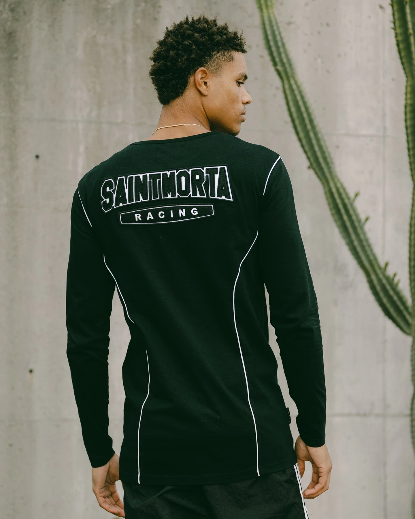 Saint Morta Pro Racing Long Sleeve T-Shirt Black 4 Saint Morta Pro Racing Long Sleeve T-Shirt Black - Image 4