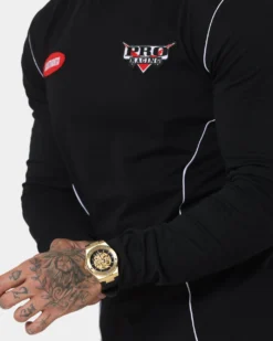 Saint Morta Pro Racing Long Sleeve T-Shirt Black 21 Saint Morta Pro Racing Long Sleeve T-Shirt Black -Champions Style 02042352 YB001 mens 090