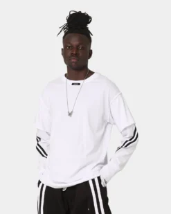 The Anti Order Anti Sport Layered Long Sleeve T-Shirt White/Black