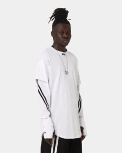 The Anti Order Anti Sport Layered Long Sleeve T-Shirt White/Black -Champions Style 02042517 YW110 mens 050