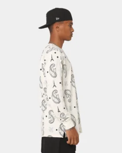 Carré Big Bandana Oversized T-Shirt Off White -Champions Style 02042713 YO007 mens 0050