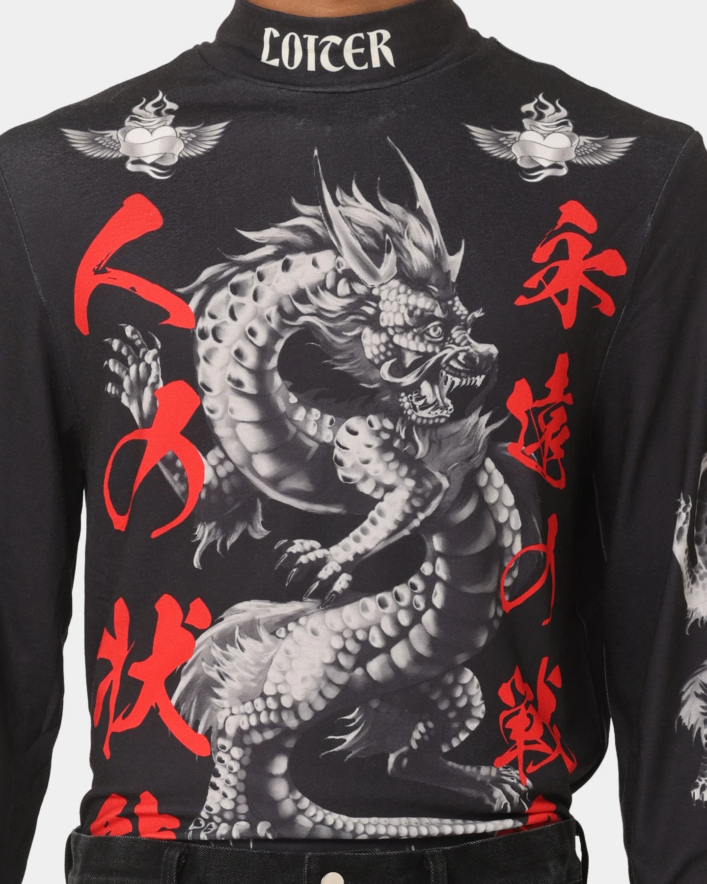 Loiter Drago Long Sleeve T-Shirt Black 4 Loiter Drago Long Sleeve T-Shirt Black - Image 4