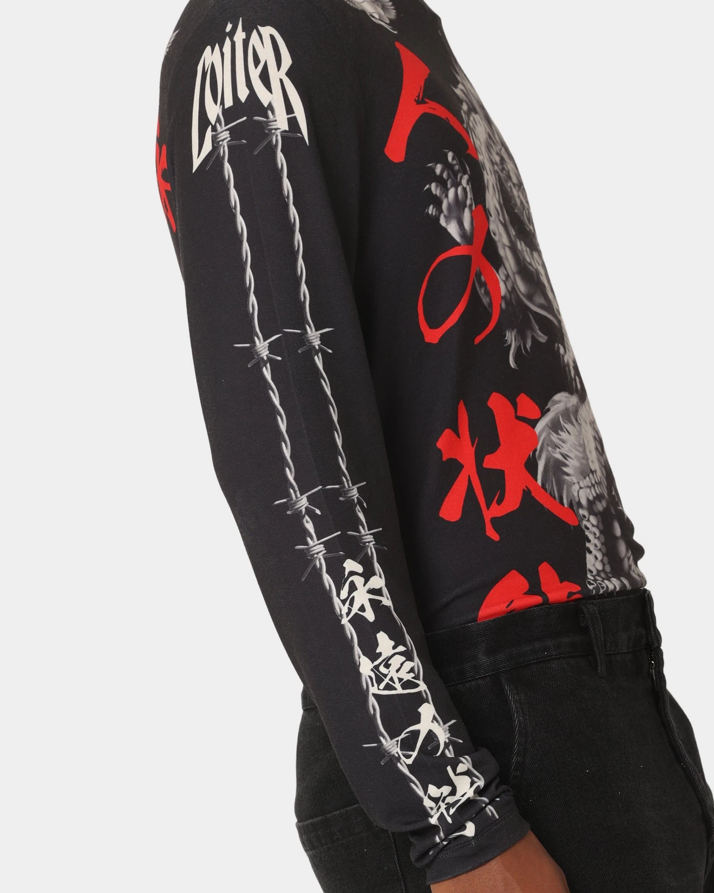 Loiter Drago Long Sleeve T-Shirt Black 9 Loiter Drago Long Sleeve T-Shirt Black - Image 9