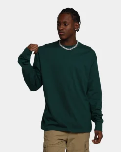 MNML Every Day Long Sleeve T-Shirt Green