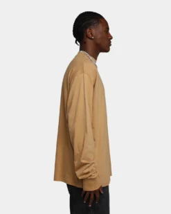 MNML Every Day Long Sleeve T-Shirt Khaki -Champions Style 02042894 YK001 mens 0050