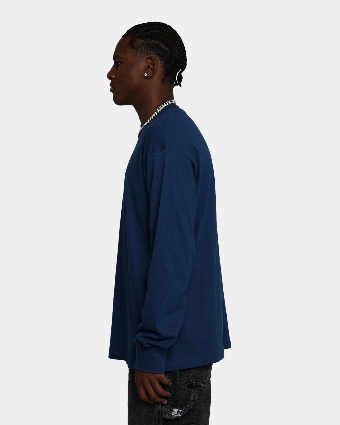 MNML Every Day Long Sleeve T-Shirt Navy 6 MNML Every Day Long Sleeve T-Shirt Navy - Image 6