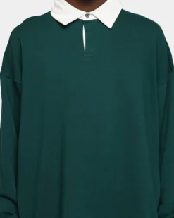 MNML Oversized Rugby Shirt Green 8 MNML Oversized Rugby Shirt Green -Champions Style 02042903 YG600 mens 0030