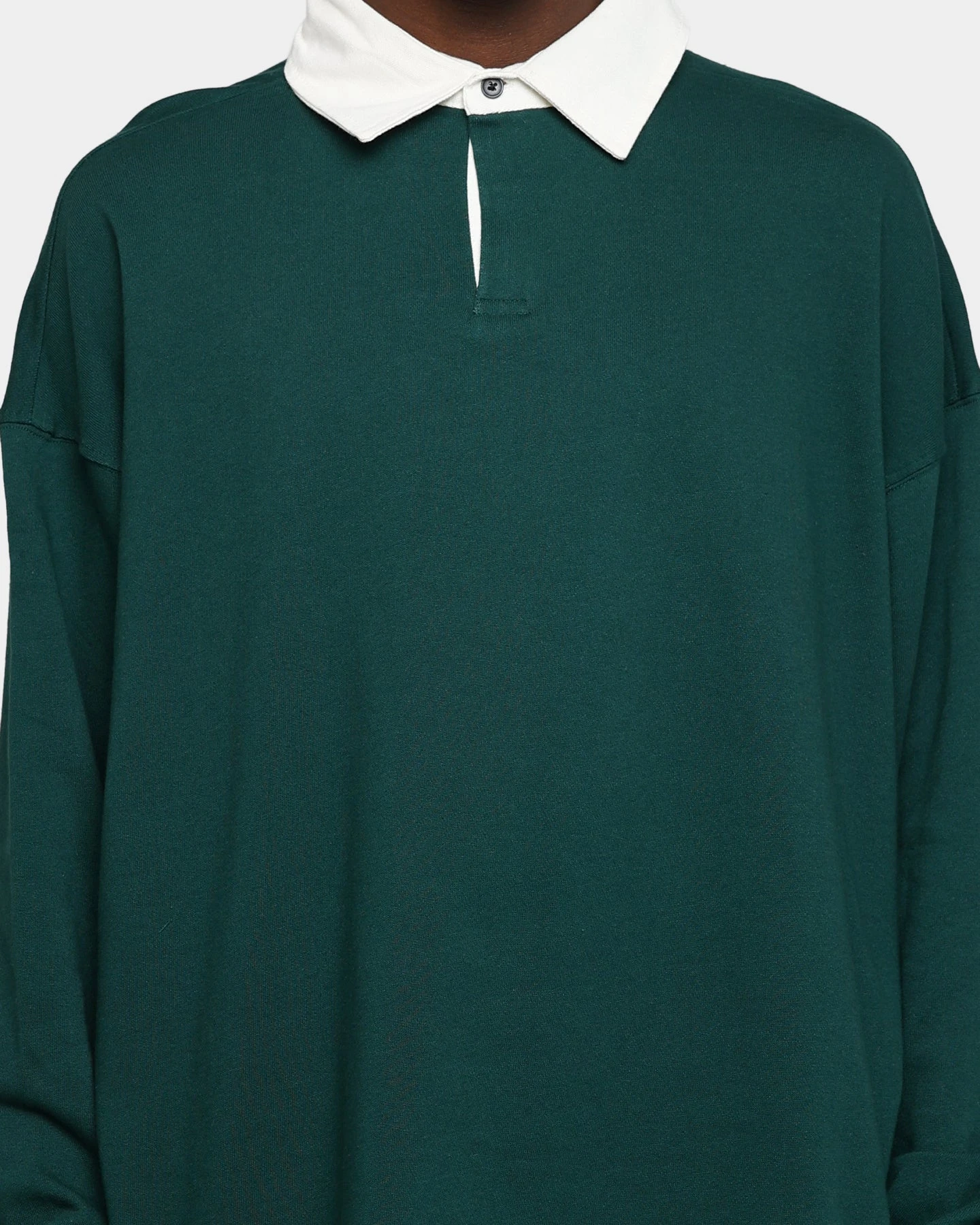 MNML Oversized Rugby Shirt Green 3 MNML Oversized Rugby Shirt Green - Image 3