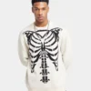 XXIII Isaac Knit Skeleton Sweater Black/White
