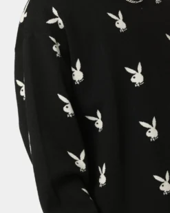 Playboy By CK Bunny Knit Sweater Black 13 Playboy By CK Bunny Knit Sweater Black -Champions Style 02043357 YB001 mens 0070