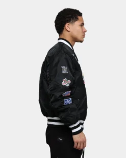 New Era Los Angeles Dodgers Varsity Jacket Black -Champions Style 02044006 YB001 mens 0060