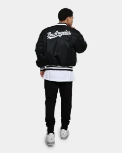 New Era Los Angeles Dodgers Varsity Jacket Black -Champions Style 02044006 YB001 mens 0080