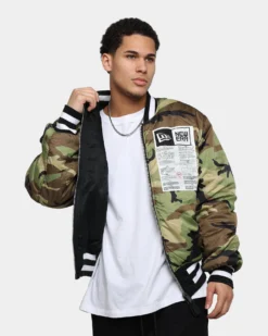 New Era Los Angeles Dodgers Varsity Jacket Black -Champions Style 02044006 YB001 mens 0130