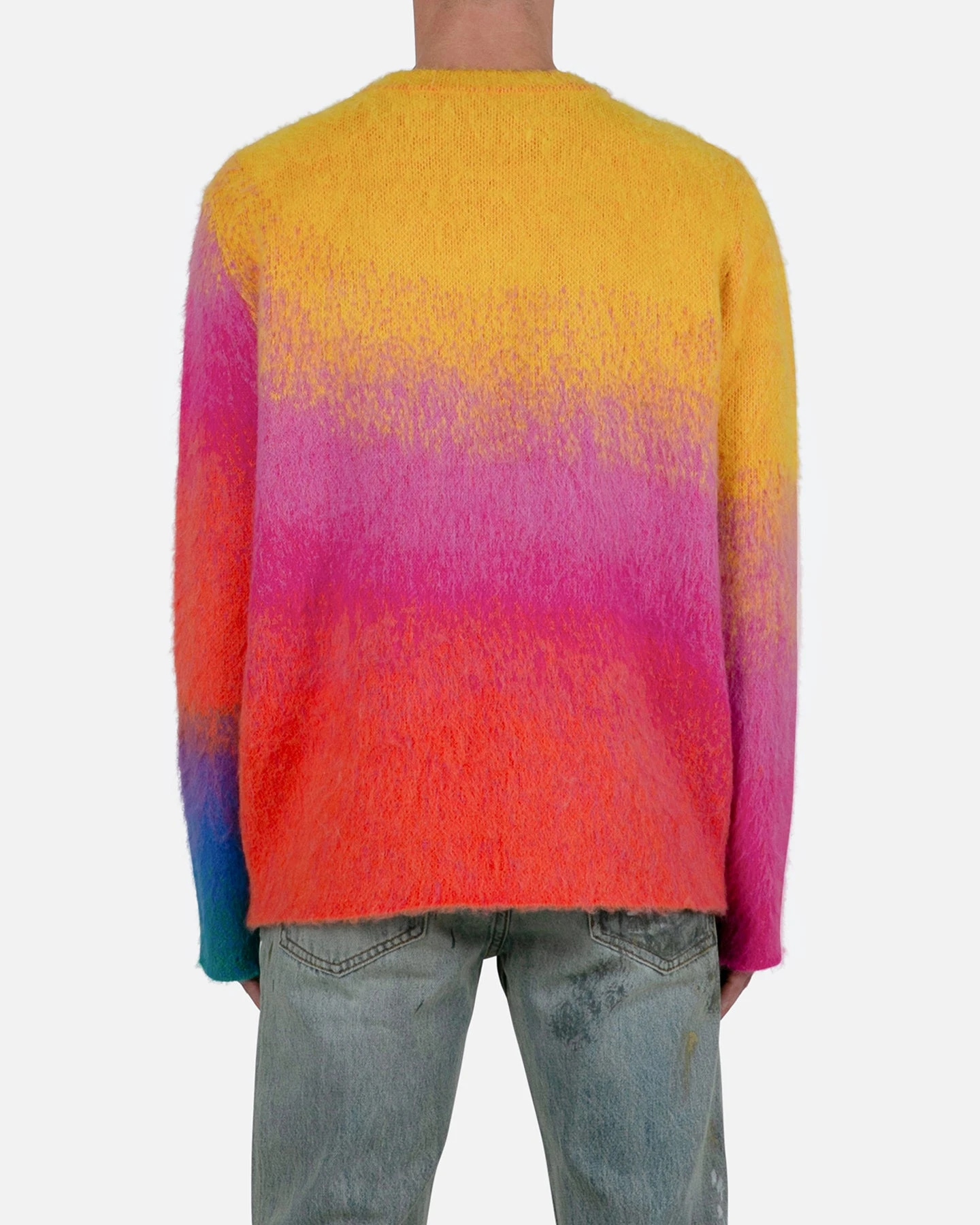 MNML Brushed Gradient Sweater Multi-Coloured 5 MNML Brushed Gradient Sweater Multi-Coloured - Image 5