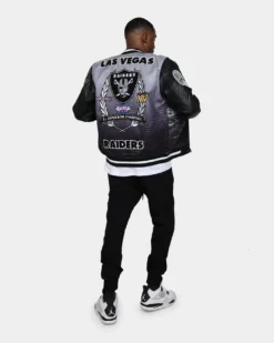 Pro Standard Las Vegas Raiders Remix Varsity Jacket Black -Champions Style 02044652 YB001 mens 0080