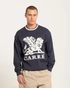 Carré Brave Knitted Sweater Navy