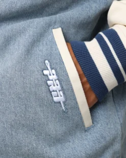 Pro Standard Los Angeles Dodgers Varsity Blue Jacket Denim/Linen -Champions Style 02045224 YD911 mens 000110