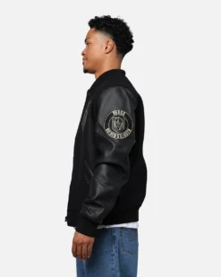 Pro Standard Vegas Golden Knights 'Black & Gold' Varsity Jacket Jet Black 18 Pro Standard Vegas Golden Knights 'Black & Gold' Varsity Jacket Jet Black -Champions Style 02045242 YB339 mens 00070