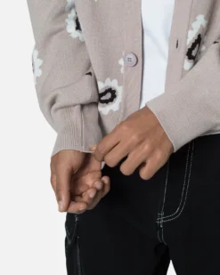 MNML Paisley Cardigan Sweater Taupe 11 MNML Paisley Cardigan Sweater Taupe -Champions Style 02048354 YT800 mens 0060