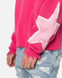 MNML Star Sweater Pink -Champions Style 02048364 YP001 mens 0060
