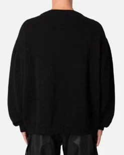 MNML Varsity Knit Sweater Black -Champions Style 02048369 YB001 mens 0040