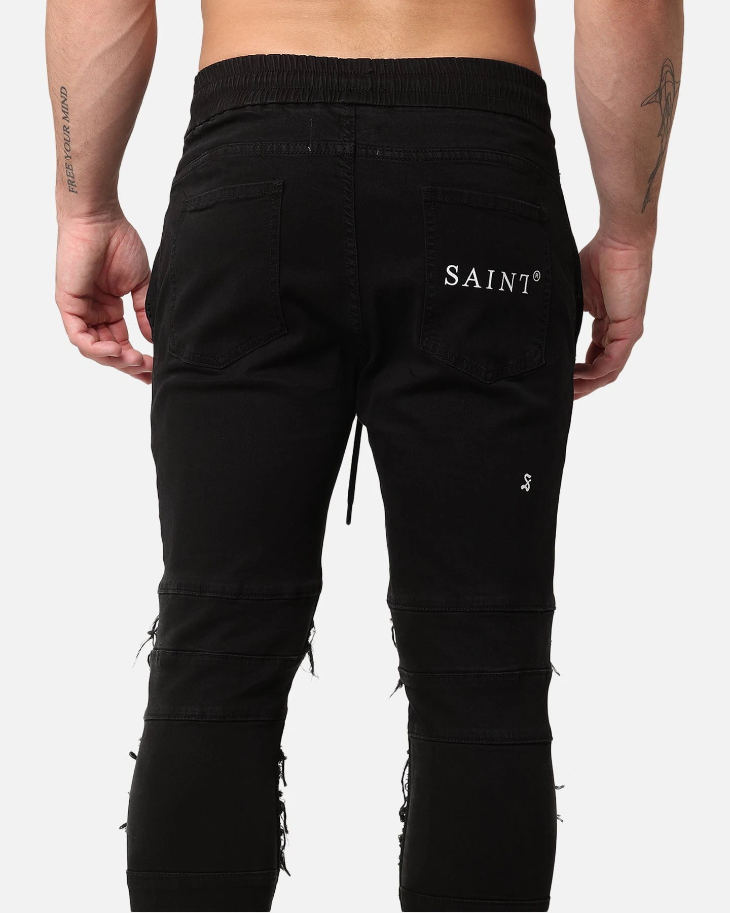 Saint Morta Abolished Joggers Black 8 Saint Morta Abolished Joggers Black - Image 8
