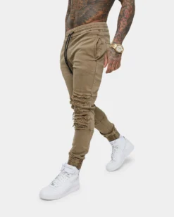 Saint Morta Abolished Joggers Dark Brown -Champions Style 03001796 YD052 mens 010