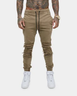 Saint Morta Abolished Joggers Dark Brown -Champions Style 03001796 YD052 mens 030 640b1ca3 7e57 472d a613 463d1bf2ed86