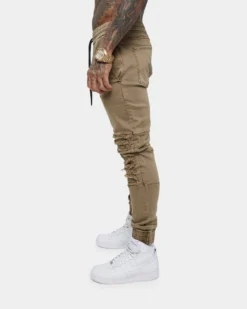 Saint Morta Abolished Joggers Dark Brown -Champions Style 03001796 YD052 mens 040