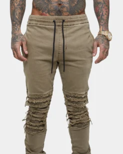 Saint Morta Abolished Joggers Dark Brown -Champions Style 03001796 YD052 mens 070