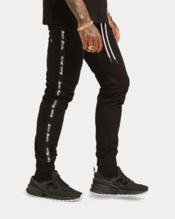 Saint Morta Sport X Joggers Black -Champions Style 03003137 YB001 mens 0090