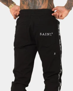 Saint Morta Sport X Joggers Black -Champions Style 03003137 YB001 mens 080