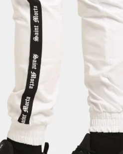 Saint Morta Sport X Joggers White -Champions Style 03003137 YW100 mens 0090