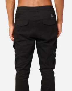 Carré Transition Cargo Joggers Black/Black 15 Carré Transition Cargo Joggers Black/Black -Champions Style 03004115 YB015 mens 0080