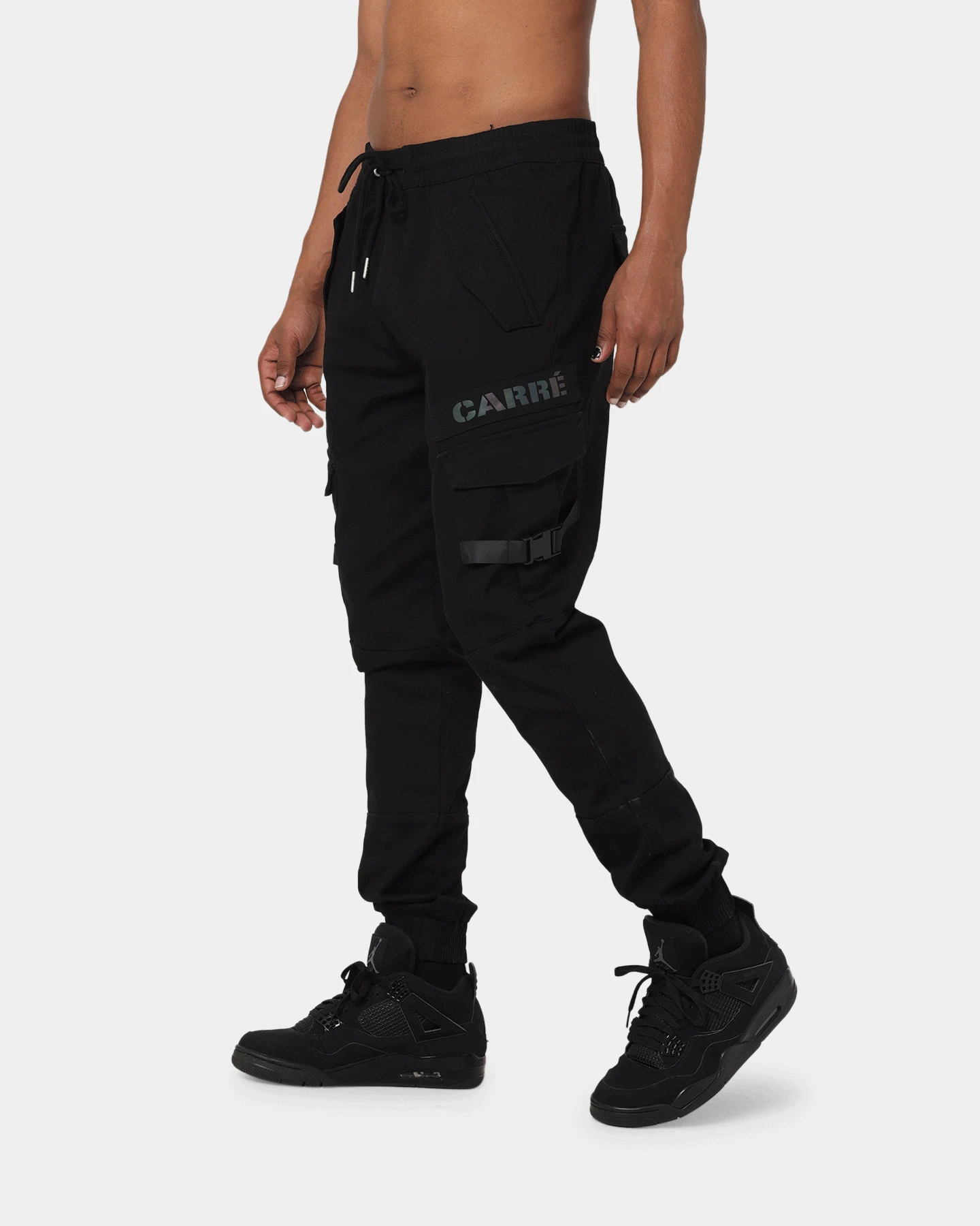 Carré Reflective Transition Cargo Joggers Black/Multi-coloured 2 Carré Reflective Transition Cargo Joggers Black/Multi-coloured - Image 2