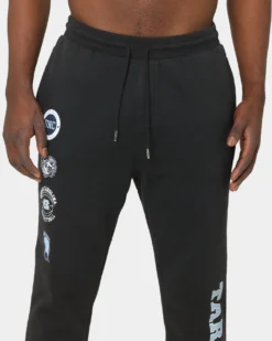 Mitchell & Ness University Of Carolina Basketball Sweat Pants Faded Black -Champions Style 03007906 YB554 mens 030