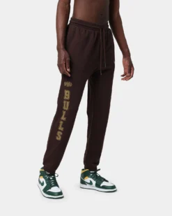 Mitchell & Ness Chicago Bulls Lux Brown Sweatpants Baroque Brown