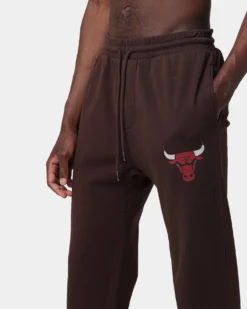 Mitchell & Ness Chicago Bulls Lux Brown Sweatpants Baroque Brown 14 Mitchell & Ness Chicago Bulls Lux Brown Sweatpants Baroque Brown -Champions Style 03007907 YX336 mens 0070