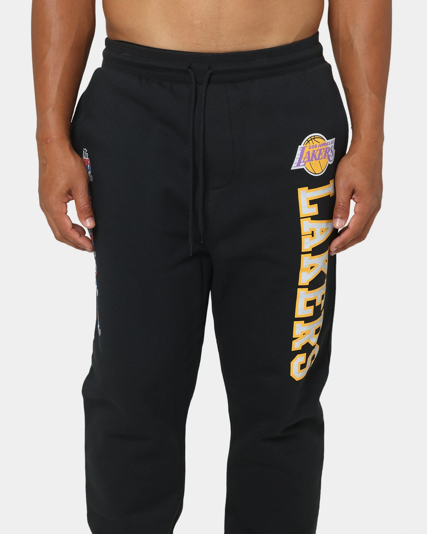 Mitchell & Ness Los Angeles Lakers Vintage Finals Sweat Pants Faded Black 3 Mitchell & Ness Los Angeles Lakers Vintage Finals Sweat Pants Faded Black - Image 3