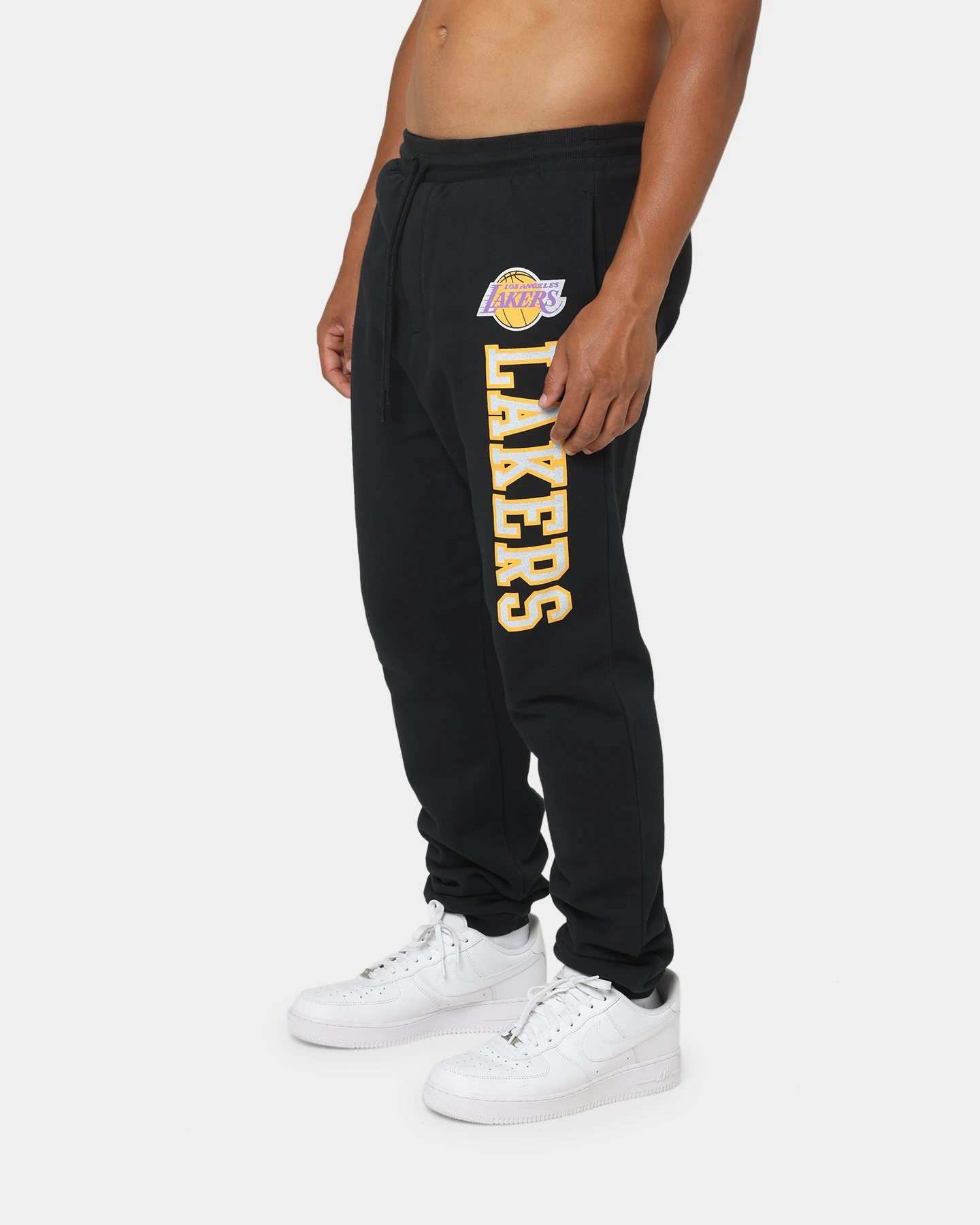 Mitchell & Ness Los Angeles Lakers Vintage Finals Sweat Pants Faded Black 6 Mitchell & Ness Los Angeles Lakers Vintage Finals Sweat Pants Faded Black - Image 6