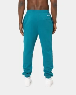 Mitchell & Ness Miami Dolphins Wordmark Sweat Pants Faded Teal -Champions Style 03007911 YF458 mens 0040