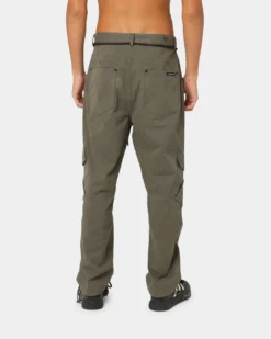 The Anti Order Para Military Cargo Pants Army Green -Champions Style 03008258 YA400 mens 0040