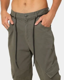 The Anti Order Para Military Cargo Pants Army Green -Champions Style 03008258 YA400 mens 0070